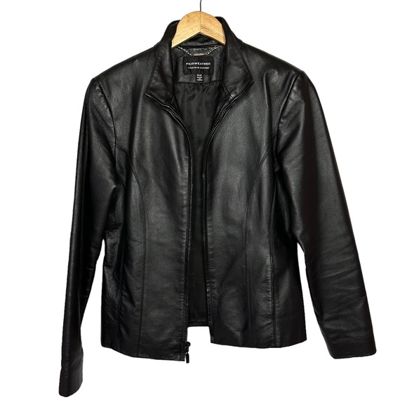 Stunning 100% Genuine Leather Vintage  Black Jacket - Picture 5 of 12